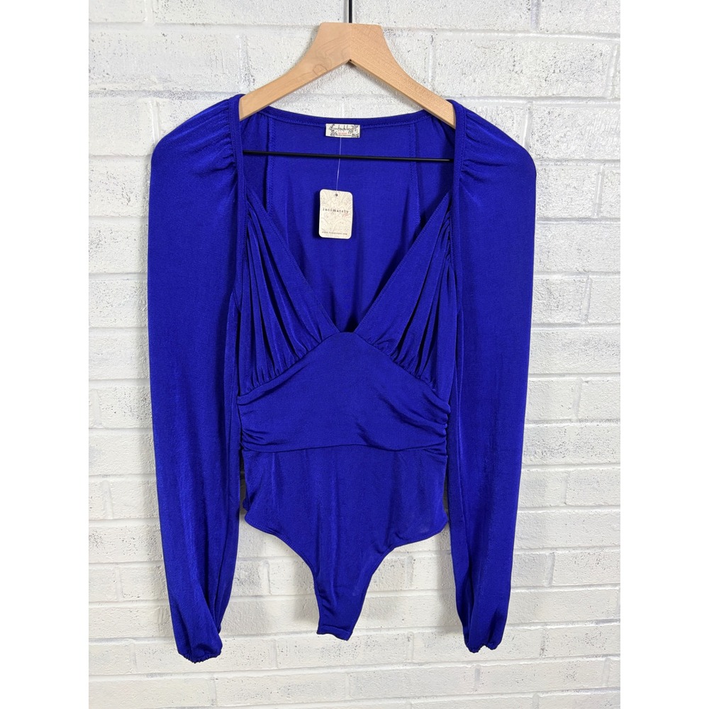 Intimately Free People in Your Arms Bodysuit Women S Electric Indigo Blue